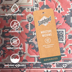 Paw Inspired: diseño medallón moderno, funda impermeable para protección de pisos