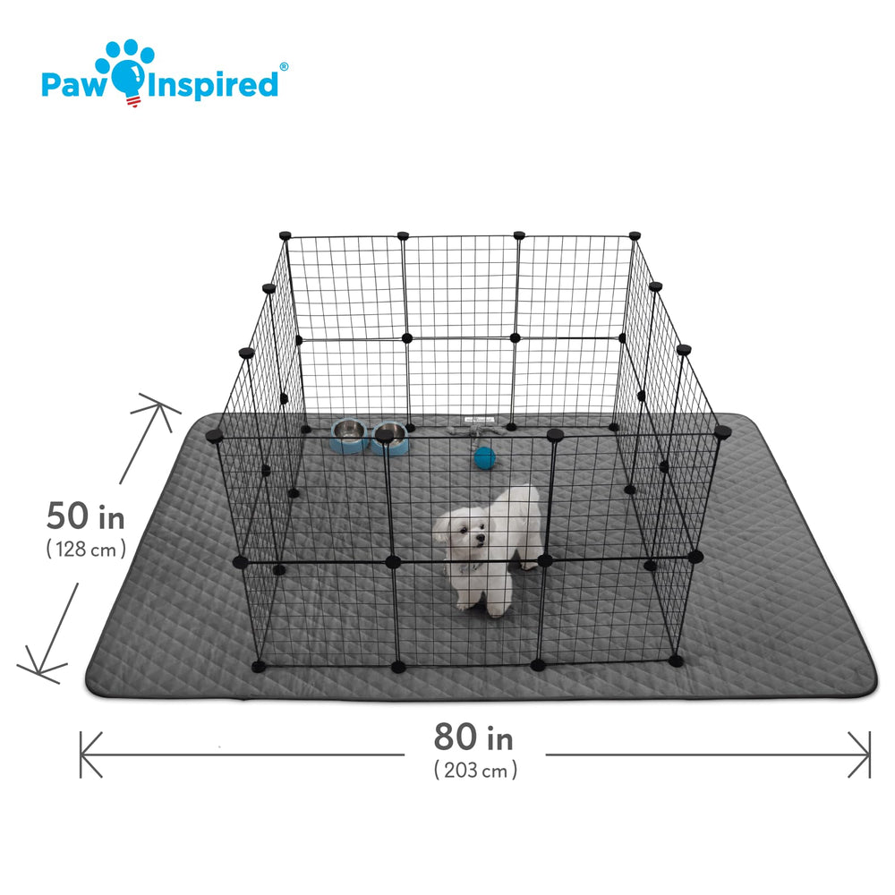 Paw Inspired capa absorbente superior ayuda a mantener la superficie seca