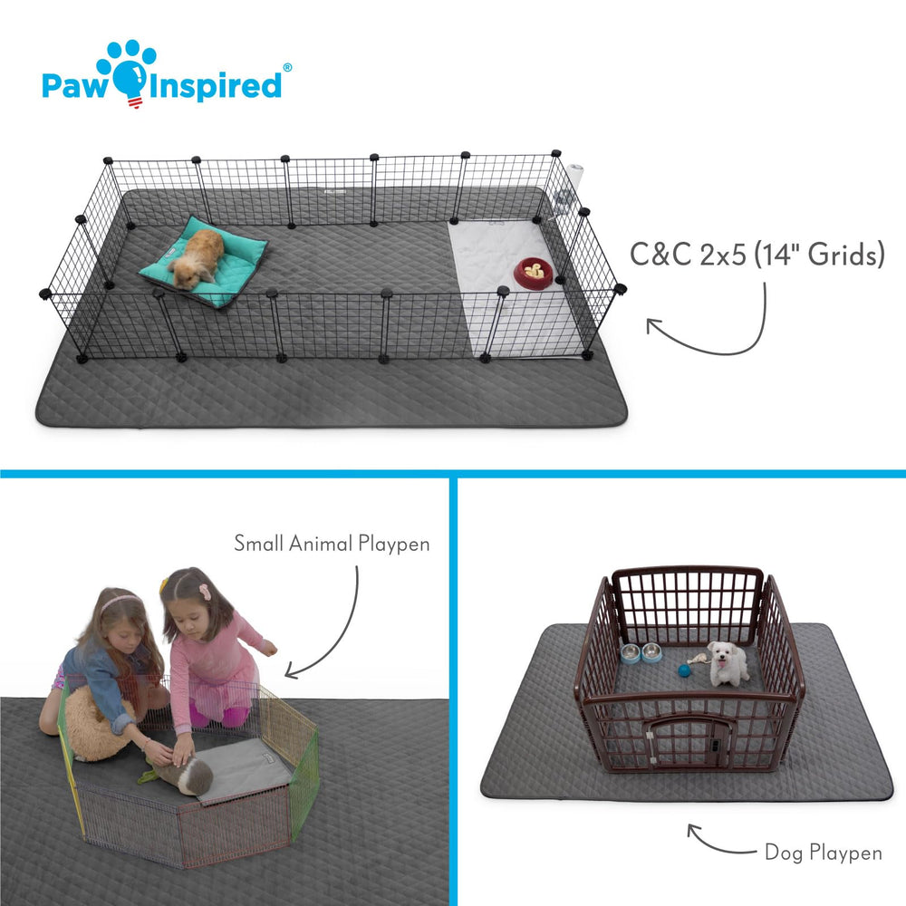 Paw Inspired fleece Sweep-EZ antiadherente facilita limpieza de pelos y suciedad