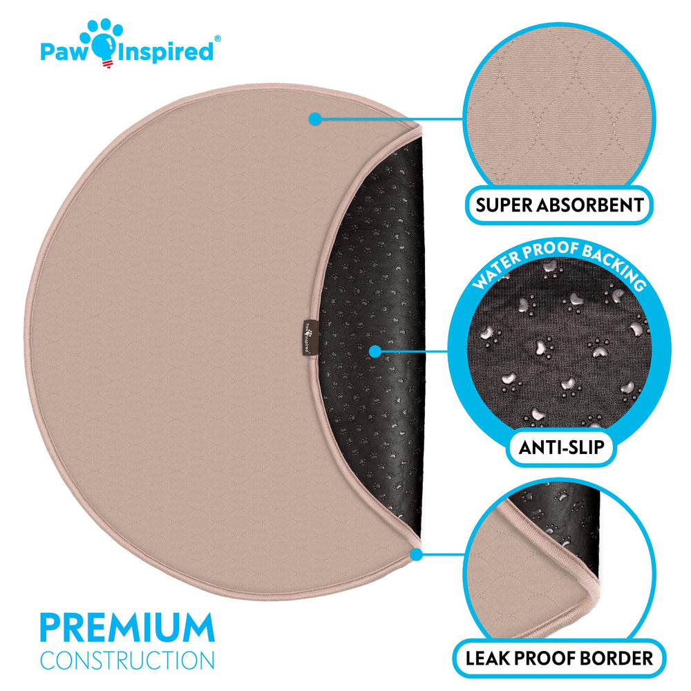 Paw Inspired tapete absorbente que ayuda a controlar olores durante el uso diario.