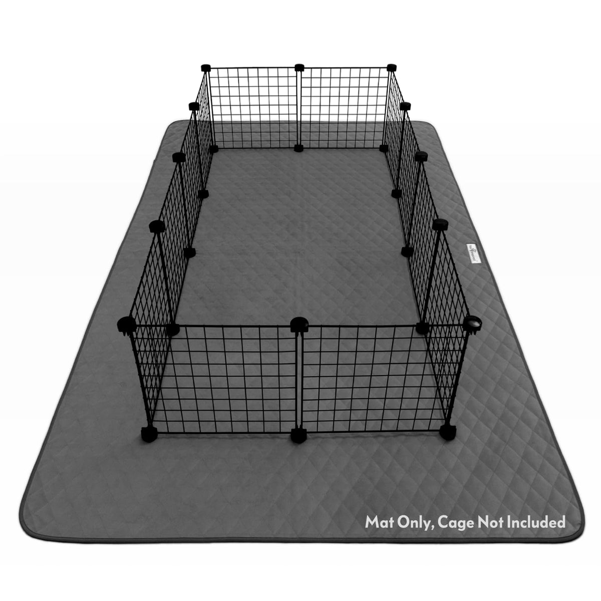 Paw Inspired tapete para jaula de juego 80x50, protege suelos y absorbe derrames