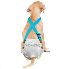 Paw Inspired tirantes para pañales de perro con cierre de gancho y bucle ajustable