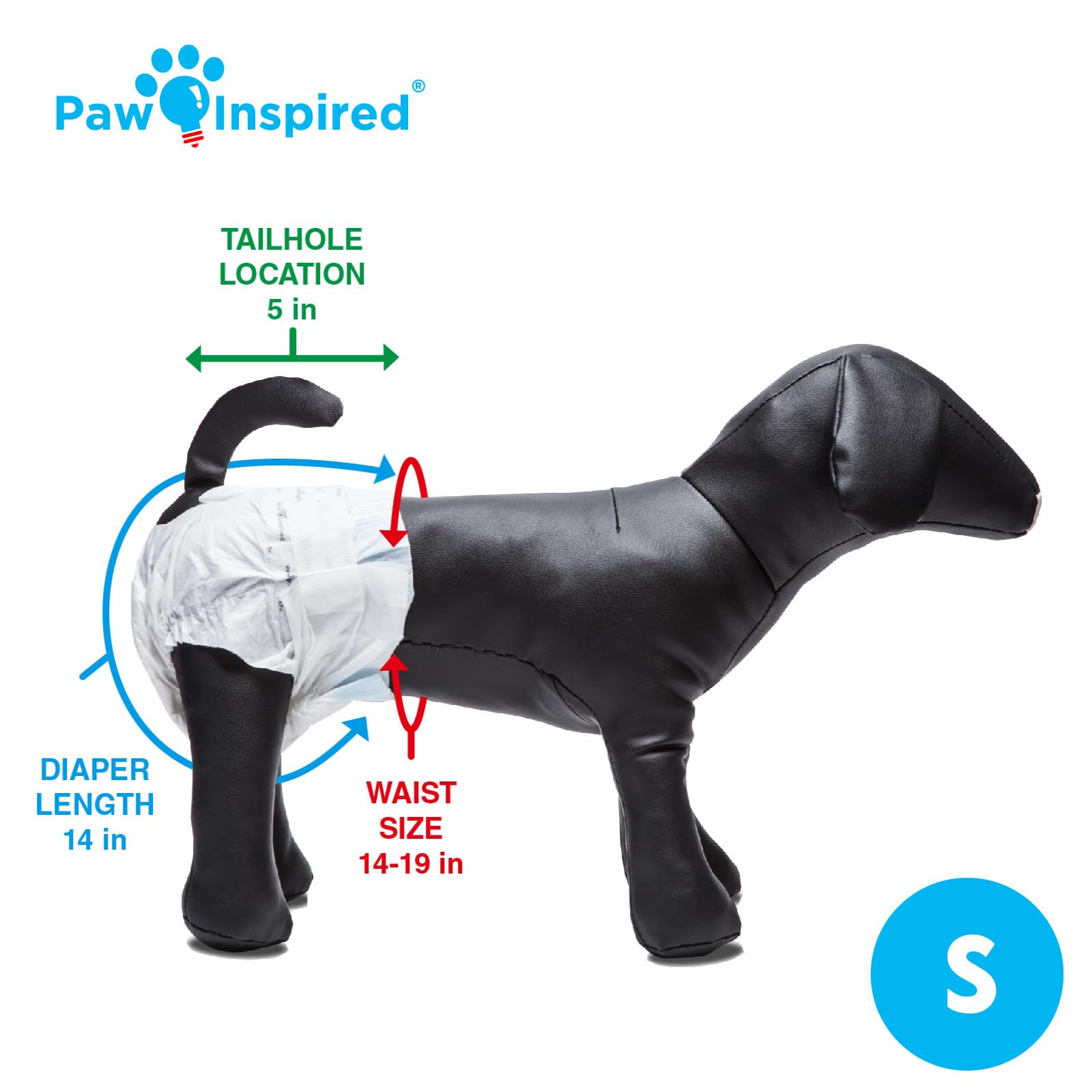 Paw Inspired: Pañales útiles en celo y entrenamiento, con comodidad para el perro.