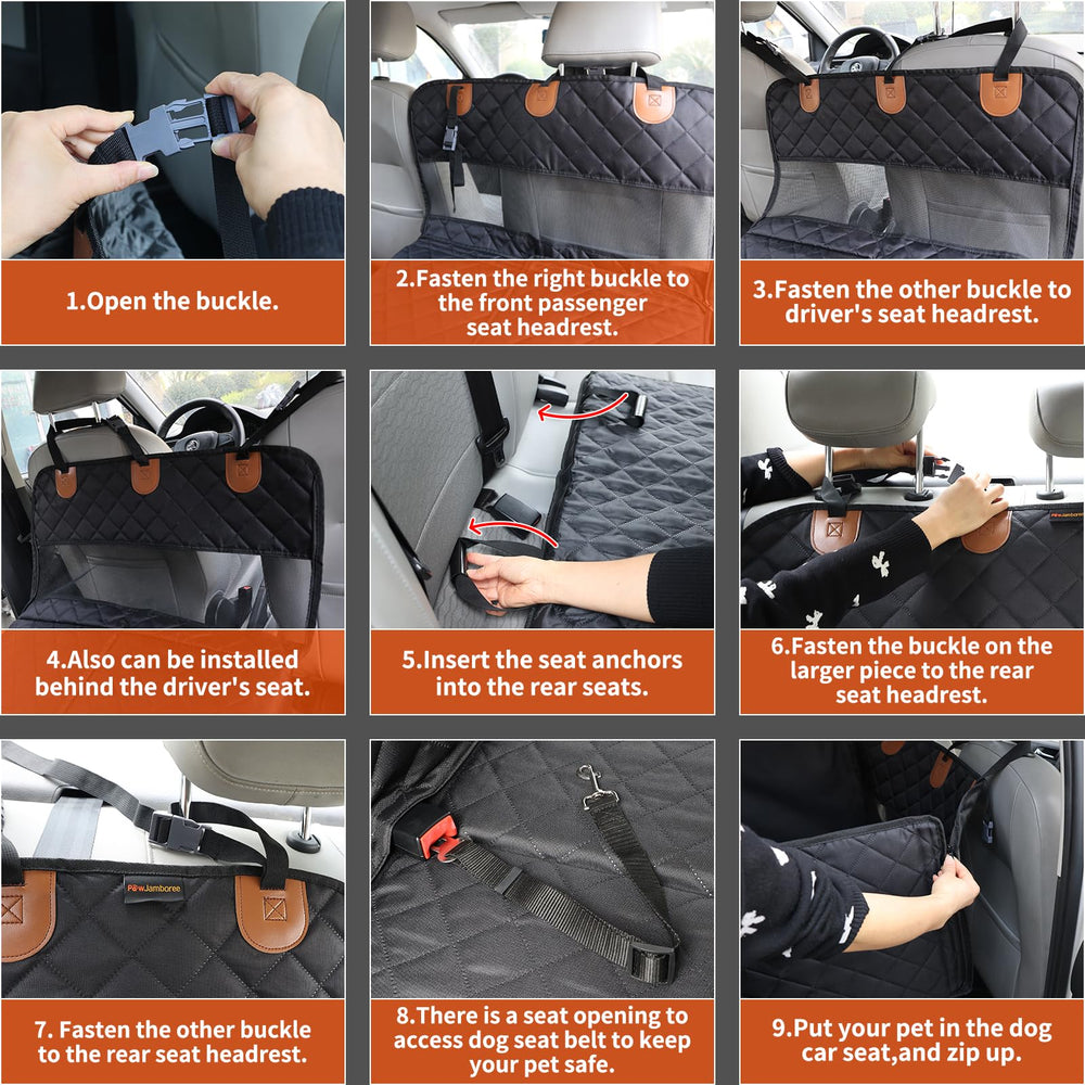Paw Jamboree material impermeable y sin olores cuida el interior del coche