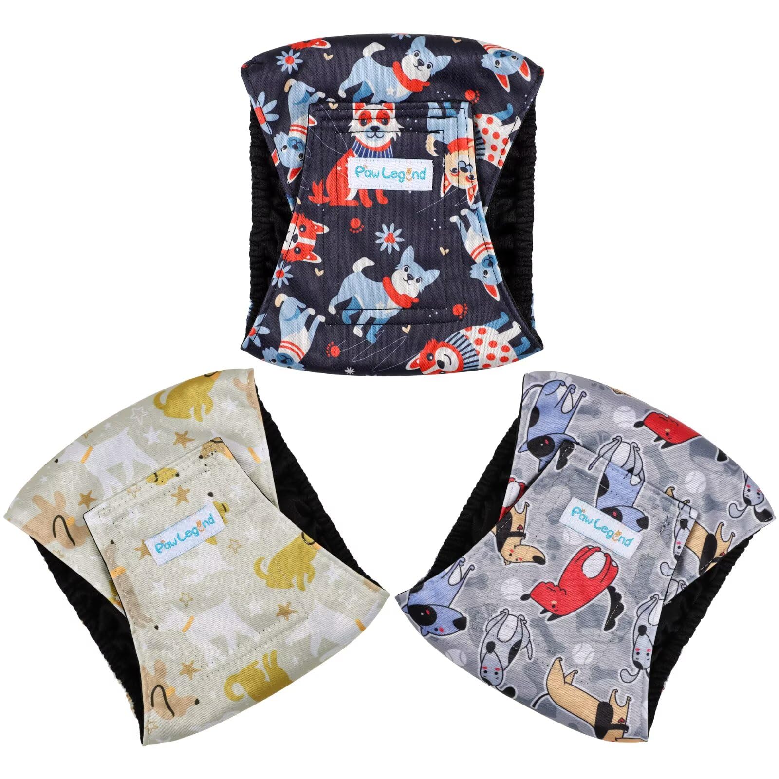Paw Legend banda de vientre para perros machos con absorción alta y comodidad duradera.