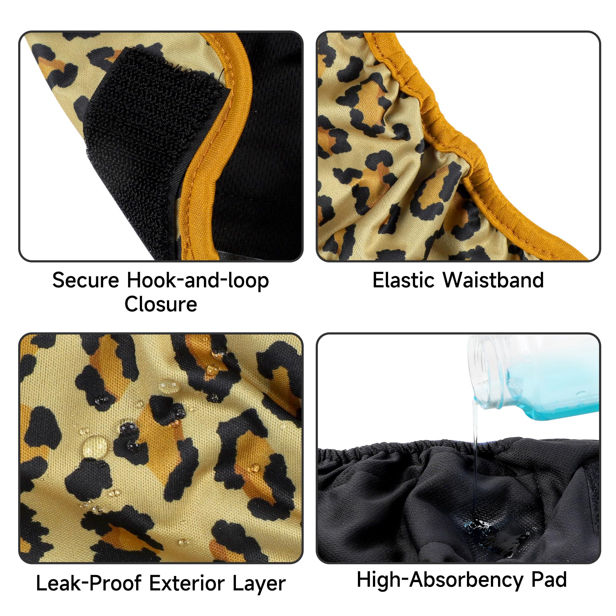Paw Legend capa exterior impermeable previene fugas y olores diarios.