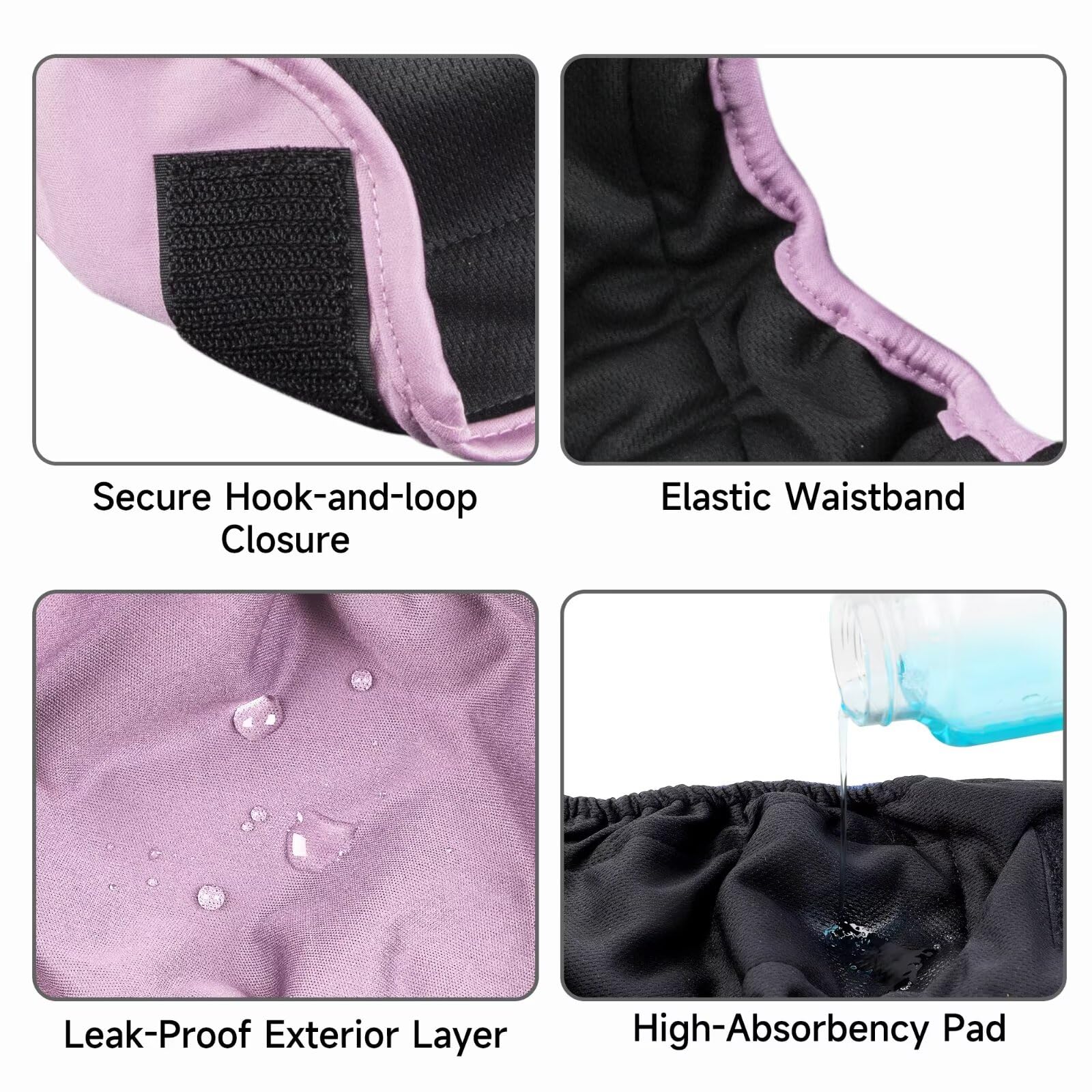 Paw Legend diseño impermeable que previene filtraciones y olores