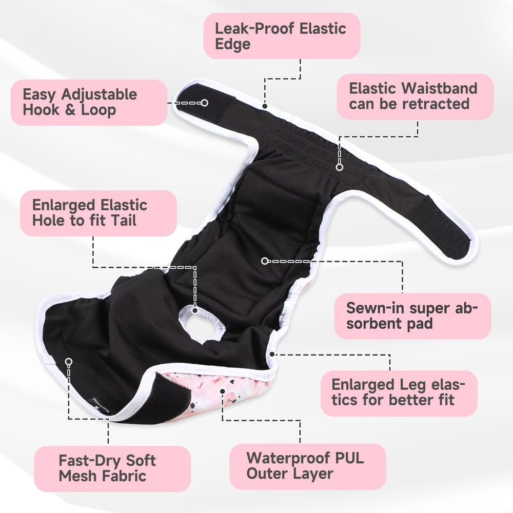 Paw Legend pañales impermeables para control de fugas y olores