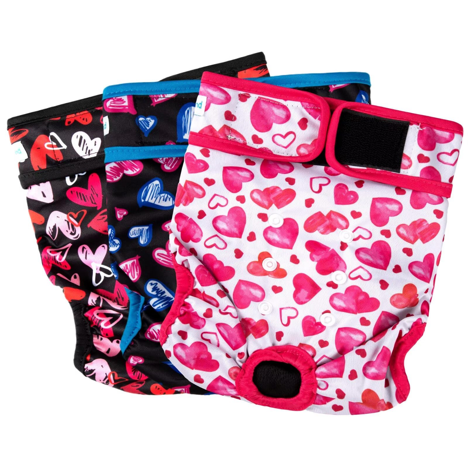 Paw Legend panales para perras femeninas con ajuste seguro para uso diario.