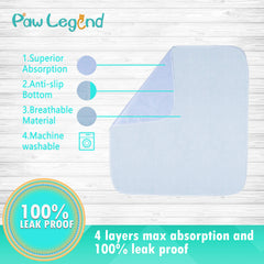 Paw Legend tapete de viaje para perros, cómodo en casa o coche.