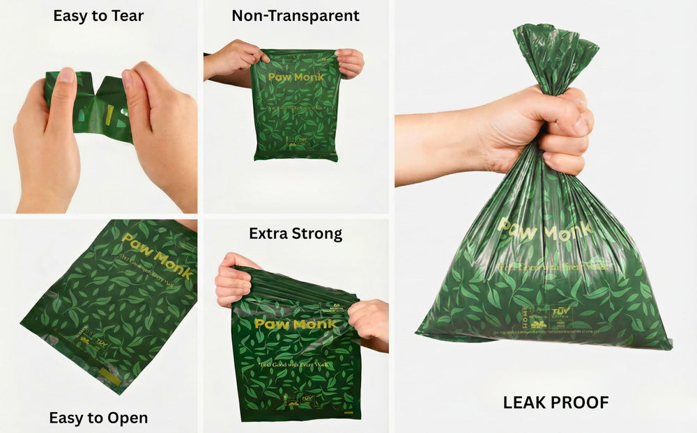 Paw Monk, bolsas para perro sin fragancia, ideales para paseos limpios