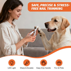 PAW PLANET kit seguro para uñas: recorte confiable en casa.