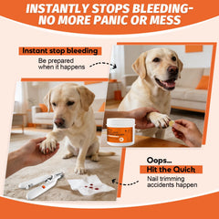 PAW PLANET polvo hemostático para uñas: control rápido del sangrado.