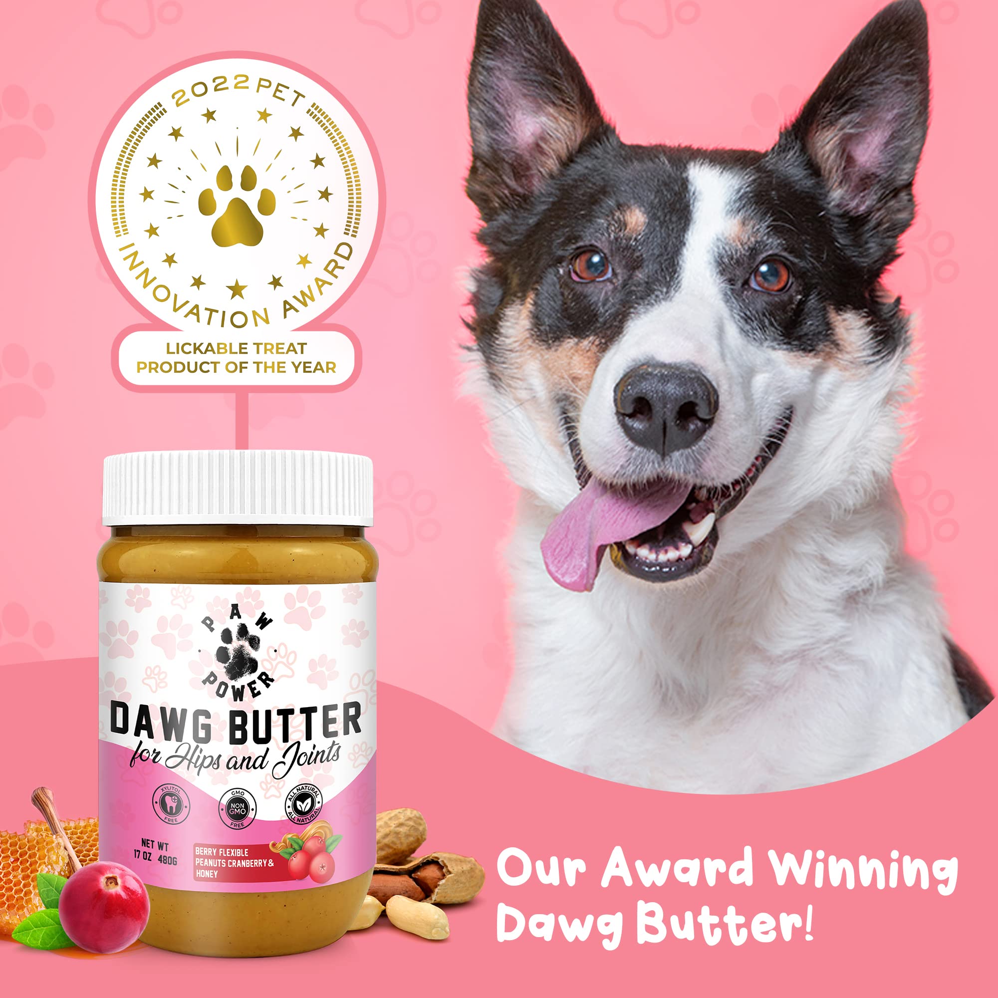 PAW POWER Dawg Butter, textura cremosa ideal para entrenamiento suave