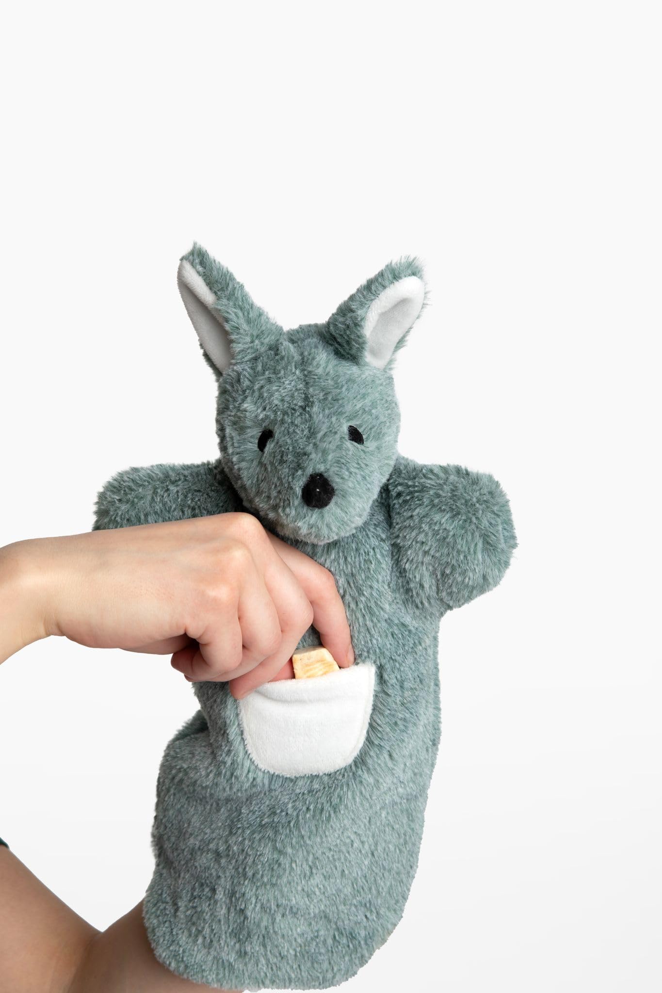 Paw Puppets material duradero ofrece juego repetido sin perder forma.