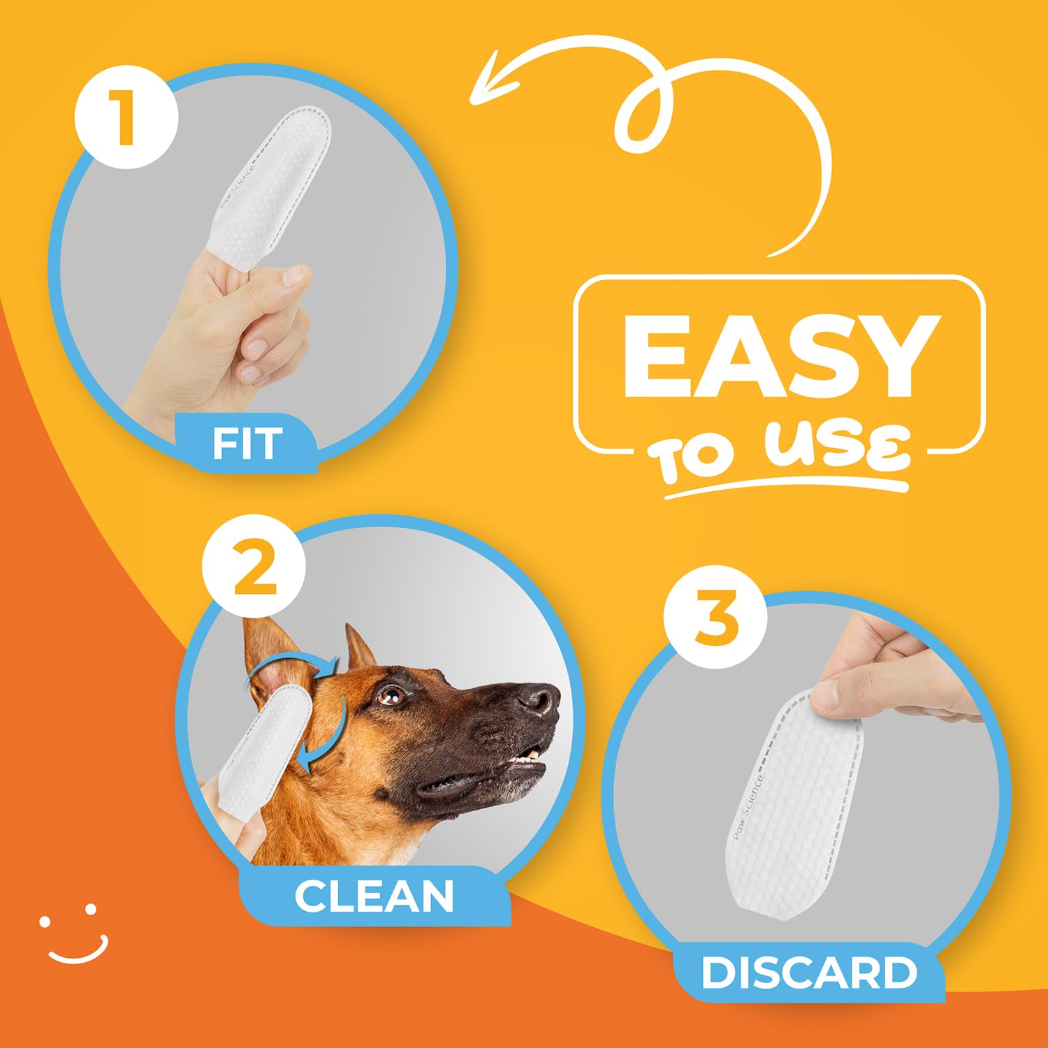 Paw Science: uso diario para el cuidado de oídos de mascotas.