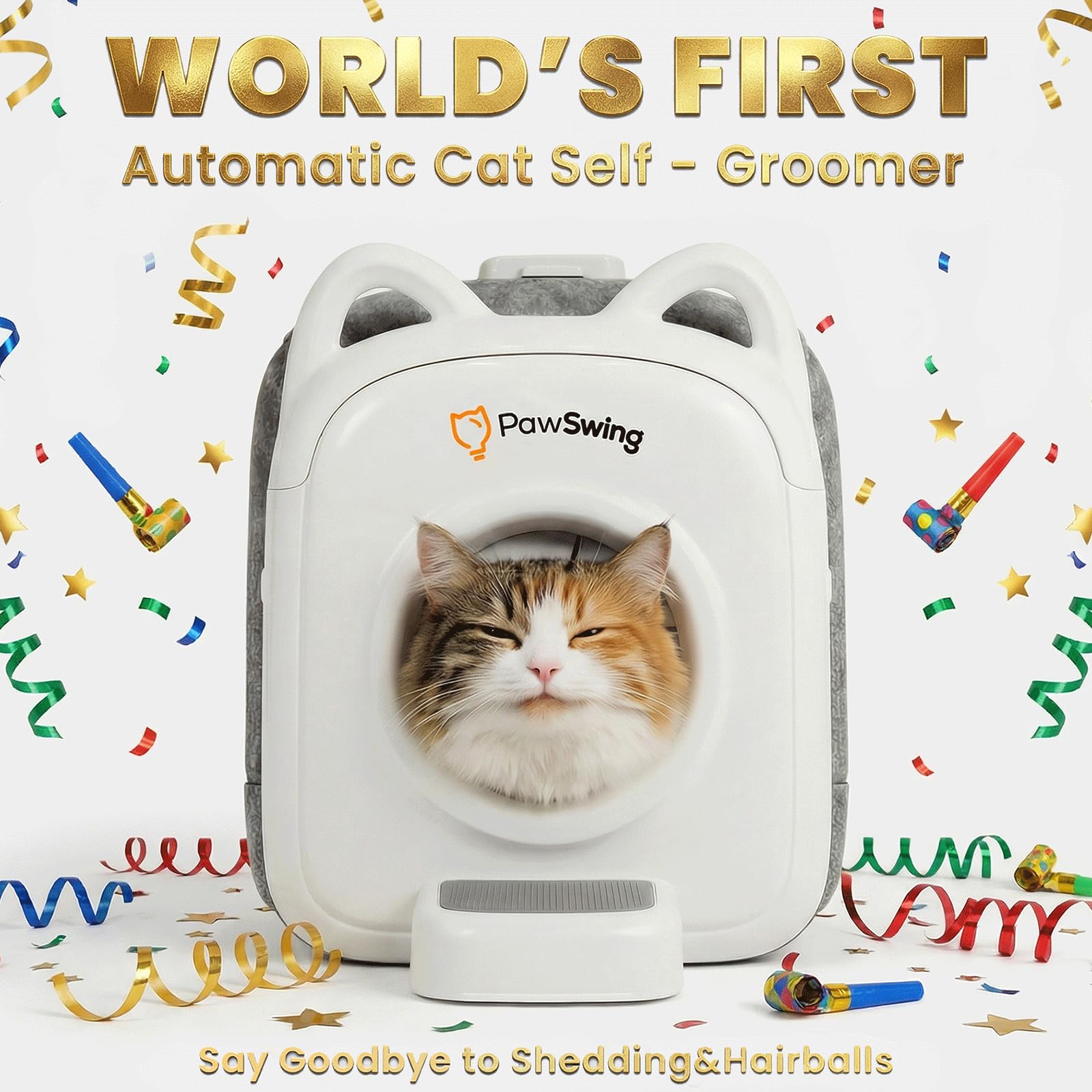 PawSwing diseño sin electricidad: cepillado constante sin enchufe