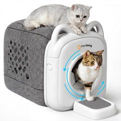 PawSwing peinado gato 360: masaje suave y cuidado diario