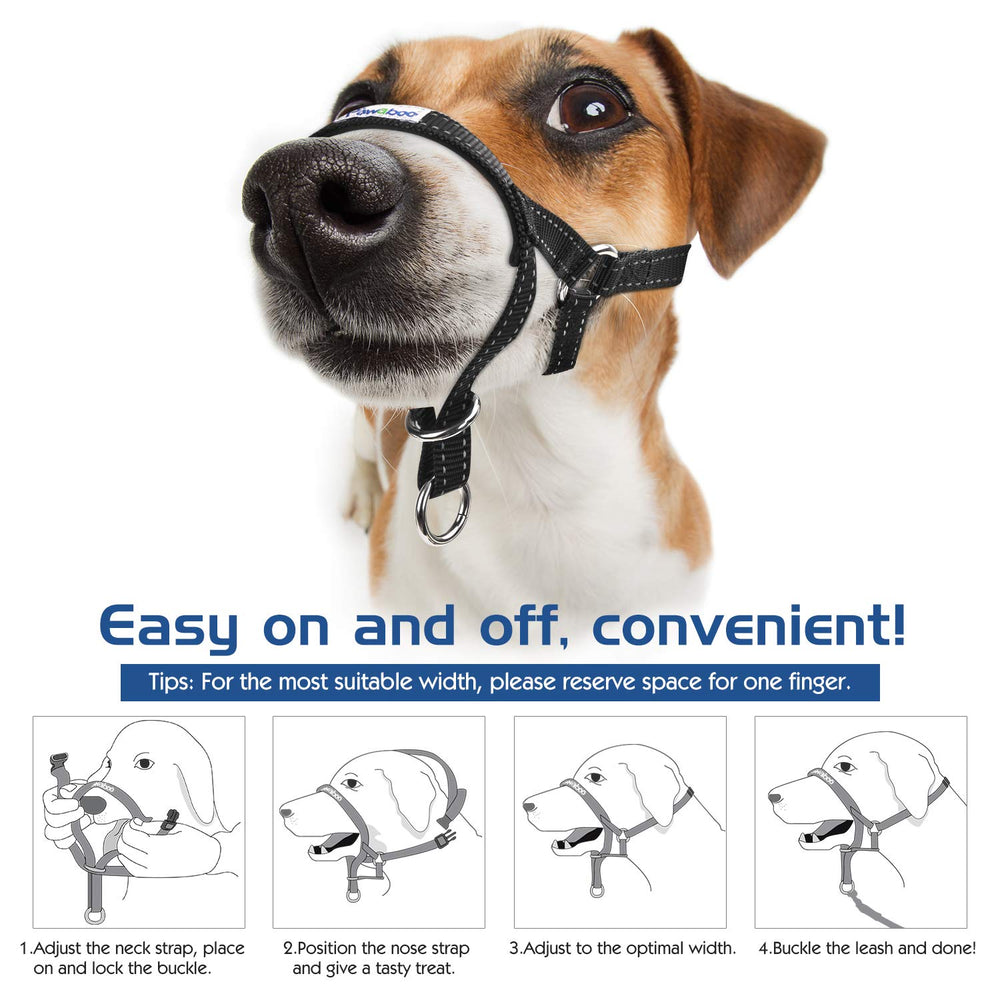 Pawaboo guía de ajuste para cuello y hocico del perro