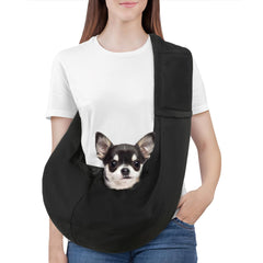 Pawaboo bandolera para perro pequeno, diseno cruzado que facilita paseos sin usar las manos.