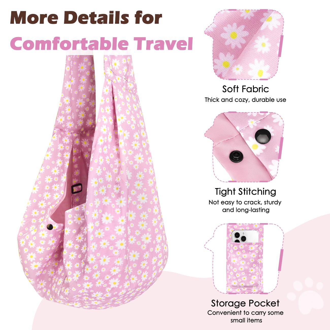 Pawaboo bandolera para uso urbano, perfecto en centros comerciales, metro y parques.