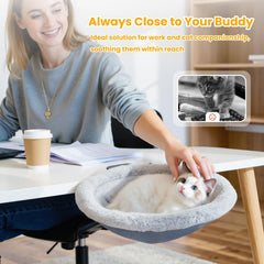 Pawaboo cama-escritorio-gato plegable un toque facilita ahorro de espacio