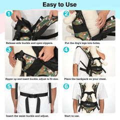 Pawaboo correas anchas ajustables para repartir peso.