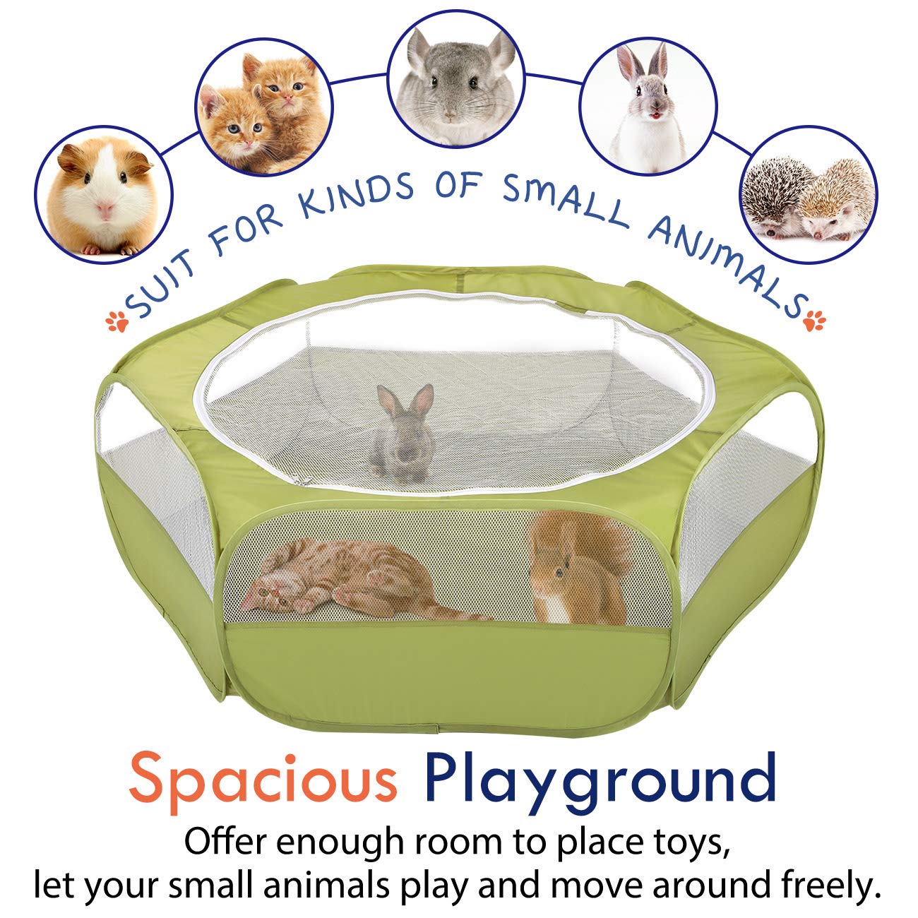 Dimensiones amplias Pawaboo 133 cm x 38 cm para varios animales pequeños.