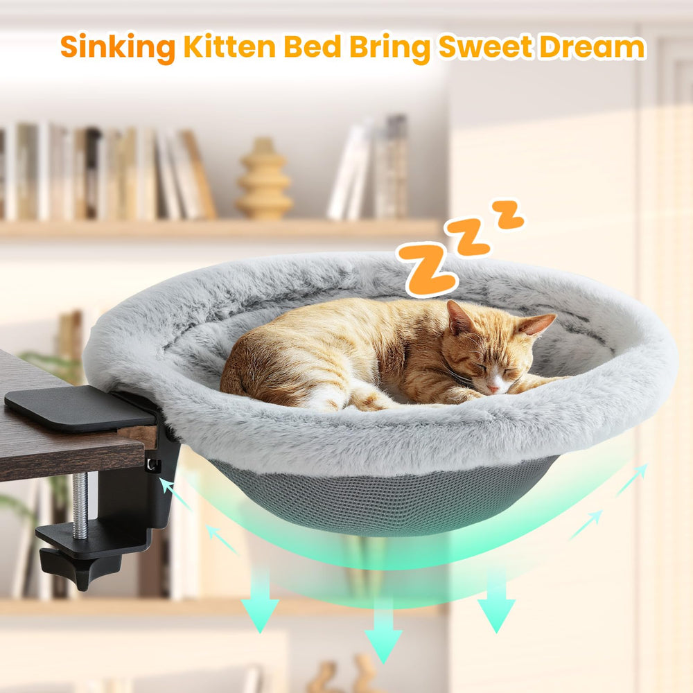 Pawaboo hamaca-gato diseño hundido para abrazar y relajar al dormir