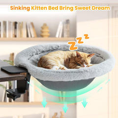 Pawaboo hamaca-gato diseño hundido para abrazar y relajar al dormir
