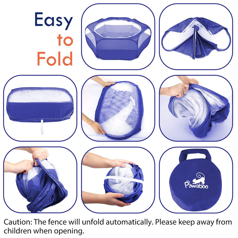 Pawaboo jaula exterior impermeable con base para uso al aire libre.