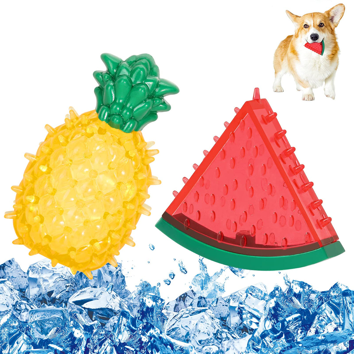 Pawaboo mordedor enfriador sandía: ideal para refrescar y entretener al perro.