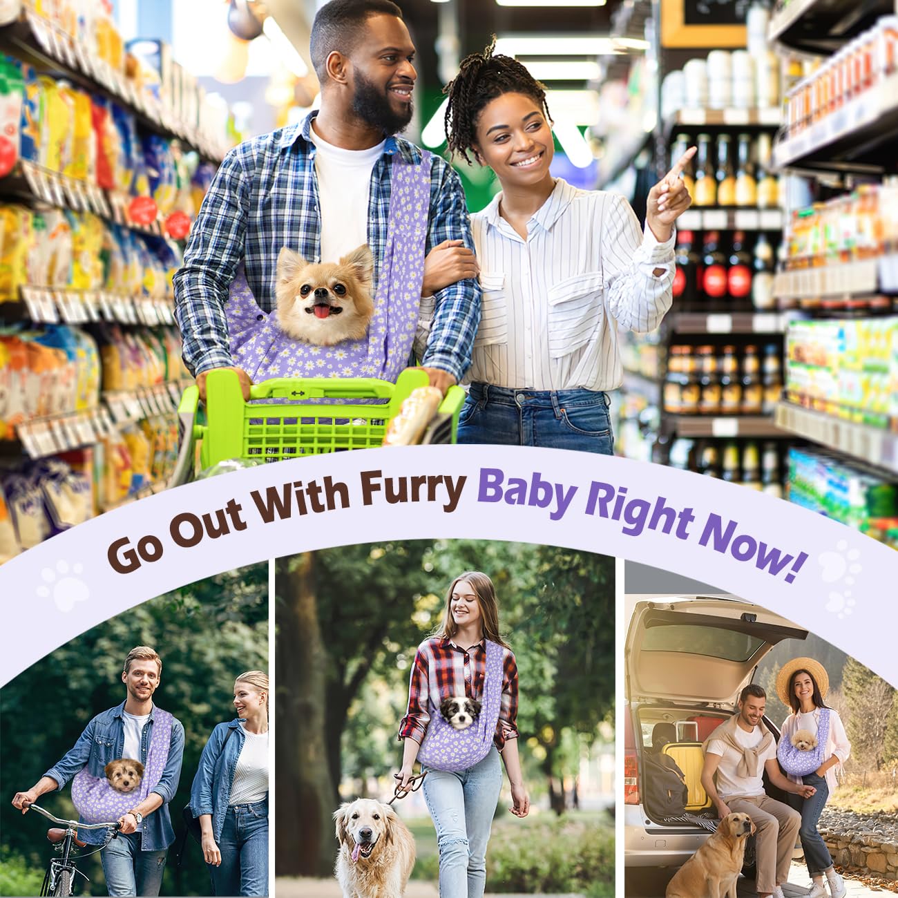 Uso urbano con Pawaboo, ideal para tiendas, metro y parques