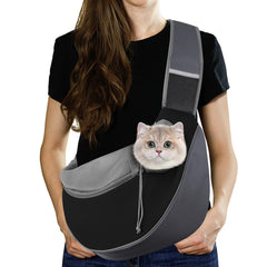 Pawaboo transportín bandolera con correa ajustable para mayor comodidad al llevar tu mascota.
