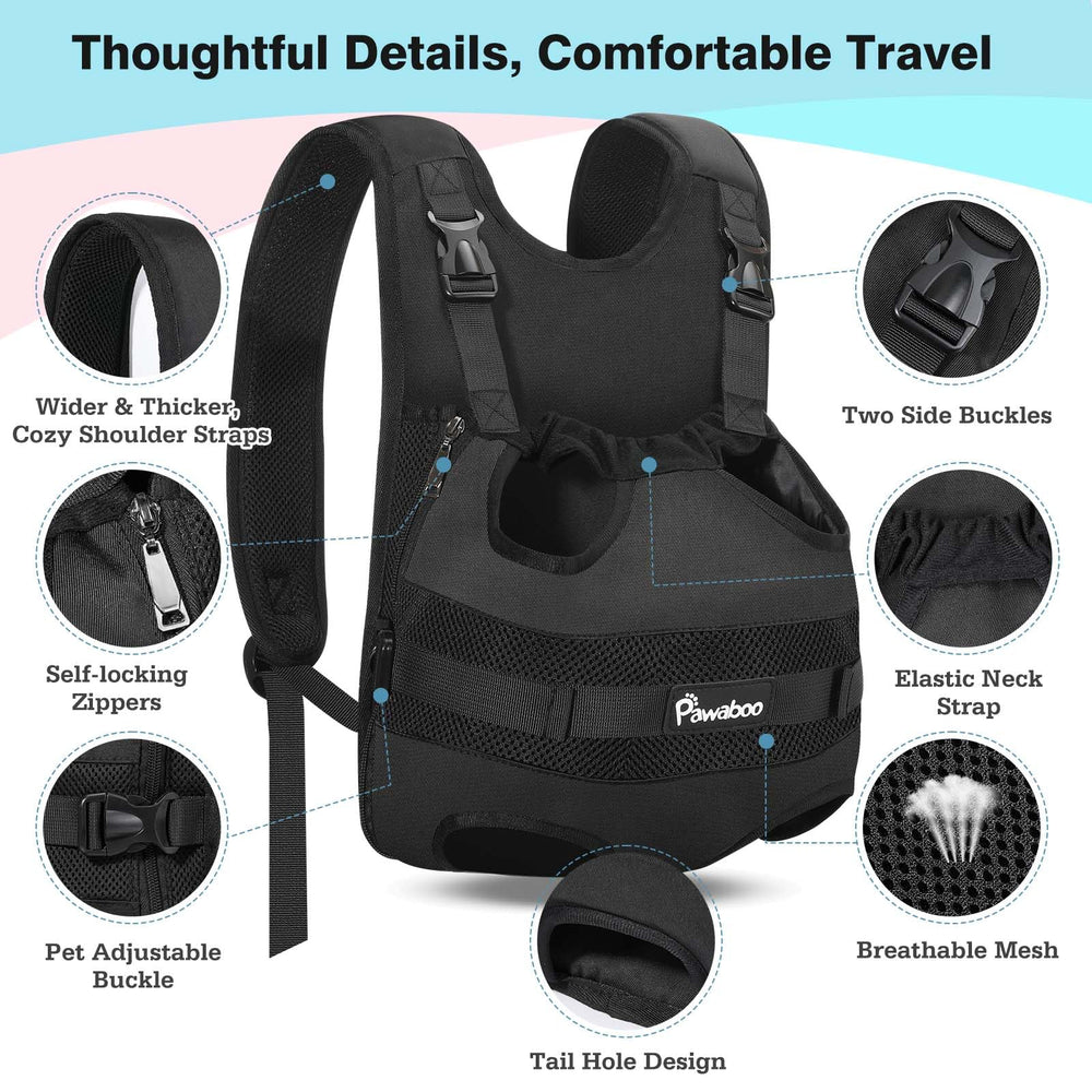 Pawaboo portador perro dorso ideal para salidas al aire libre.