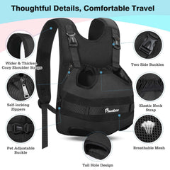 Pawaboo portador perro dorso ideal para salidas al aire libre.