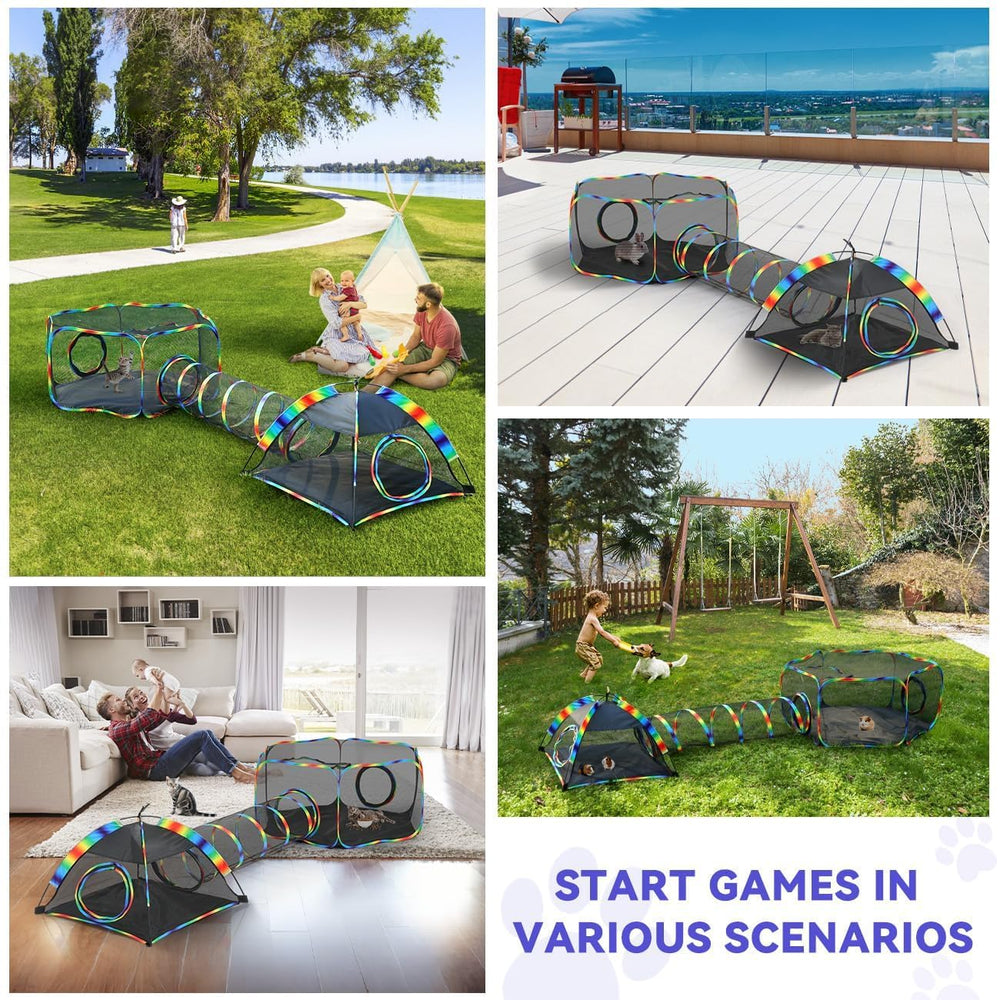 Pawaboo Rainbow usos-interiores-exteriores, versatilidad para casa y patio.