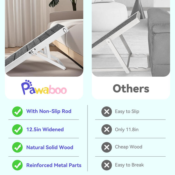 Pawaboo rampa para uso diario en sofá