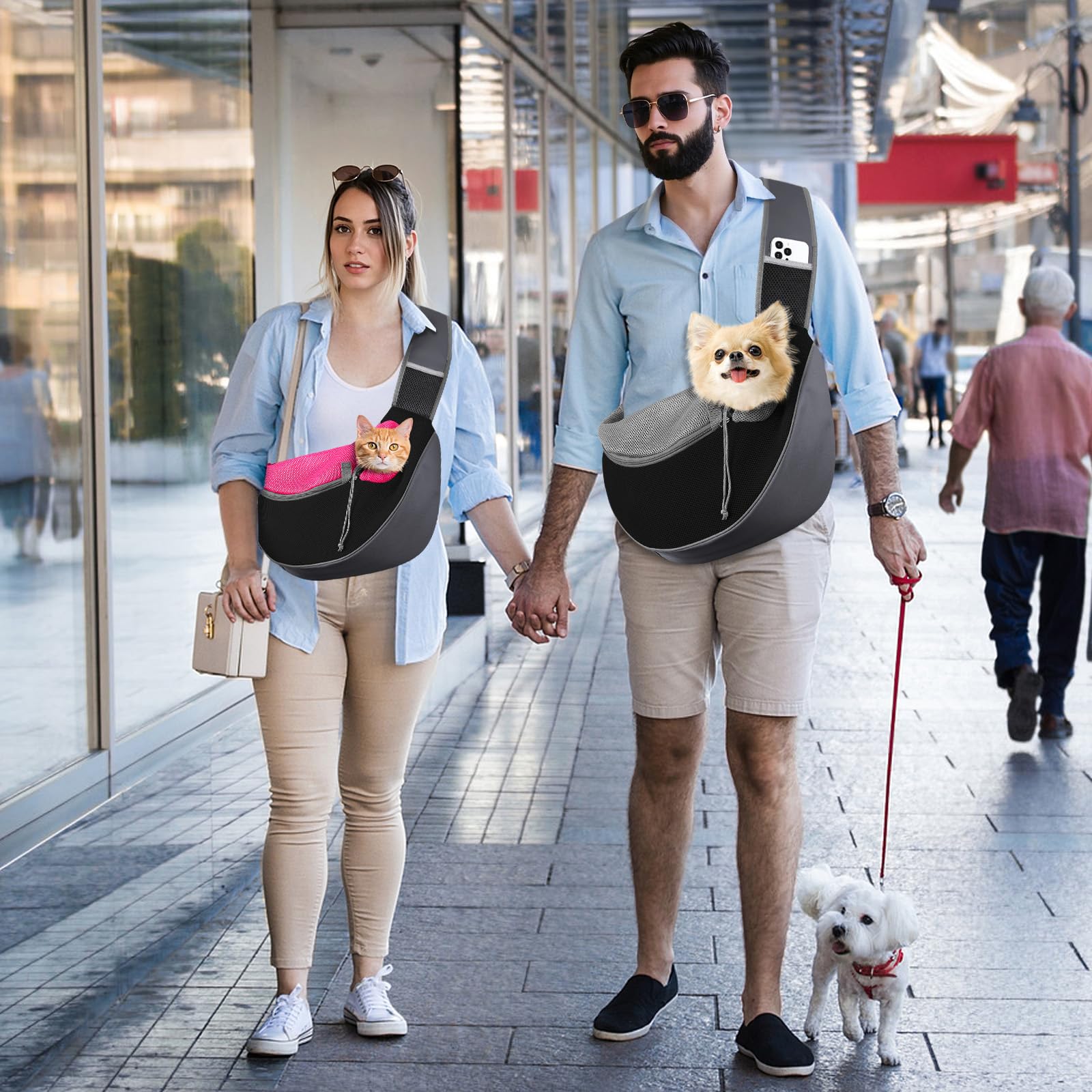 Pawaboo bolsillo trasero con cremallera para llaves y dinero de forma segura.