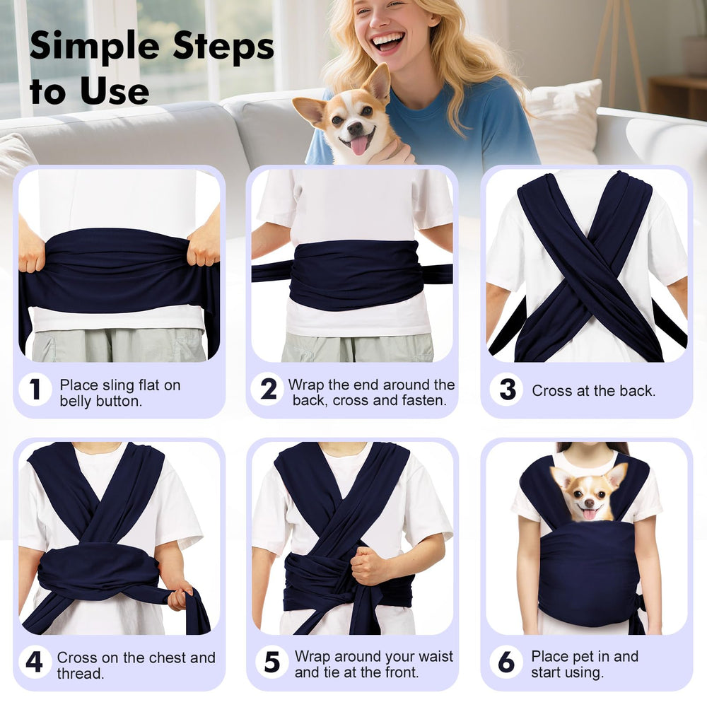 Pawaboo sling uso diario multifuncional: perfecto para viajes, paseos y emergencias.