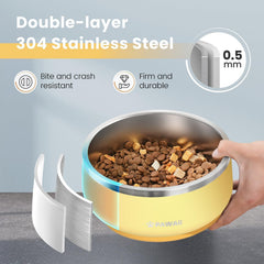 Pawaii base antideslizante silicona reduce deslizamiento y ruidos durante las comidas