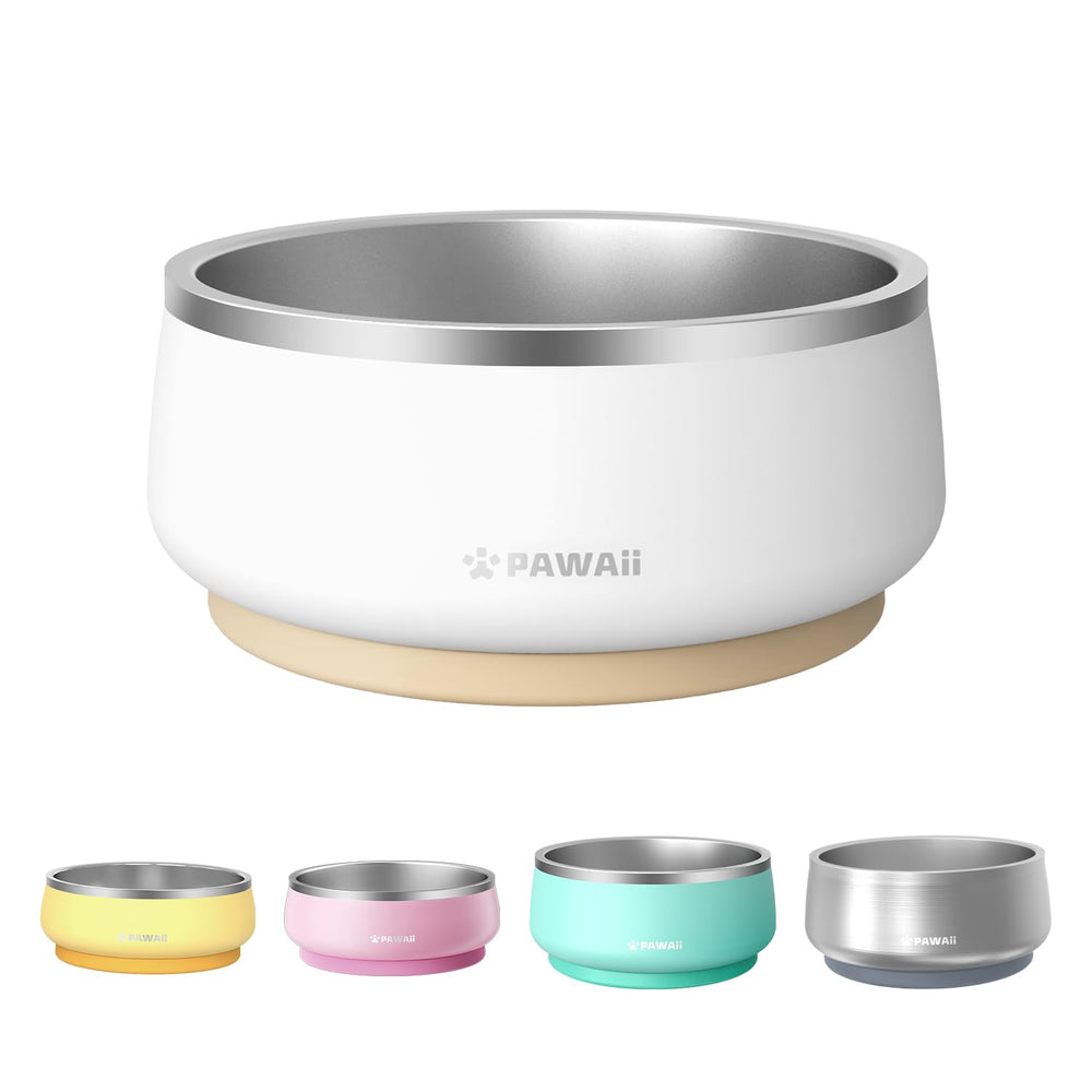 Pawaii cuenco para perros con base antideslizante para evitar deslizamientos durante la comida