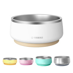 Pawaii cuenco para perros con base antideslizante para evitar deslizamientos durante la comida