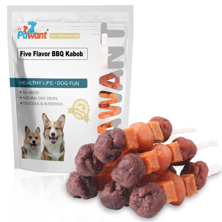 Pawant brochetas premium ingredientes, premio sabroso para entrenamiento diario.
