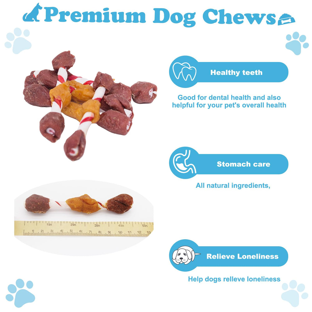 Snack de larga duración Pawant, perfecto para perros grandes durante el juego.