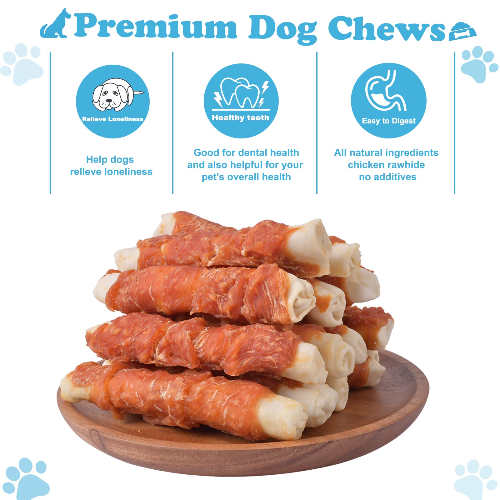 Pawant salud dental ofrece mordedores para perros activos.