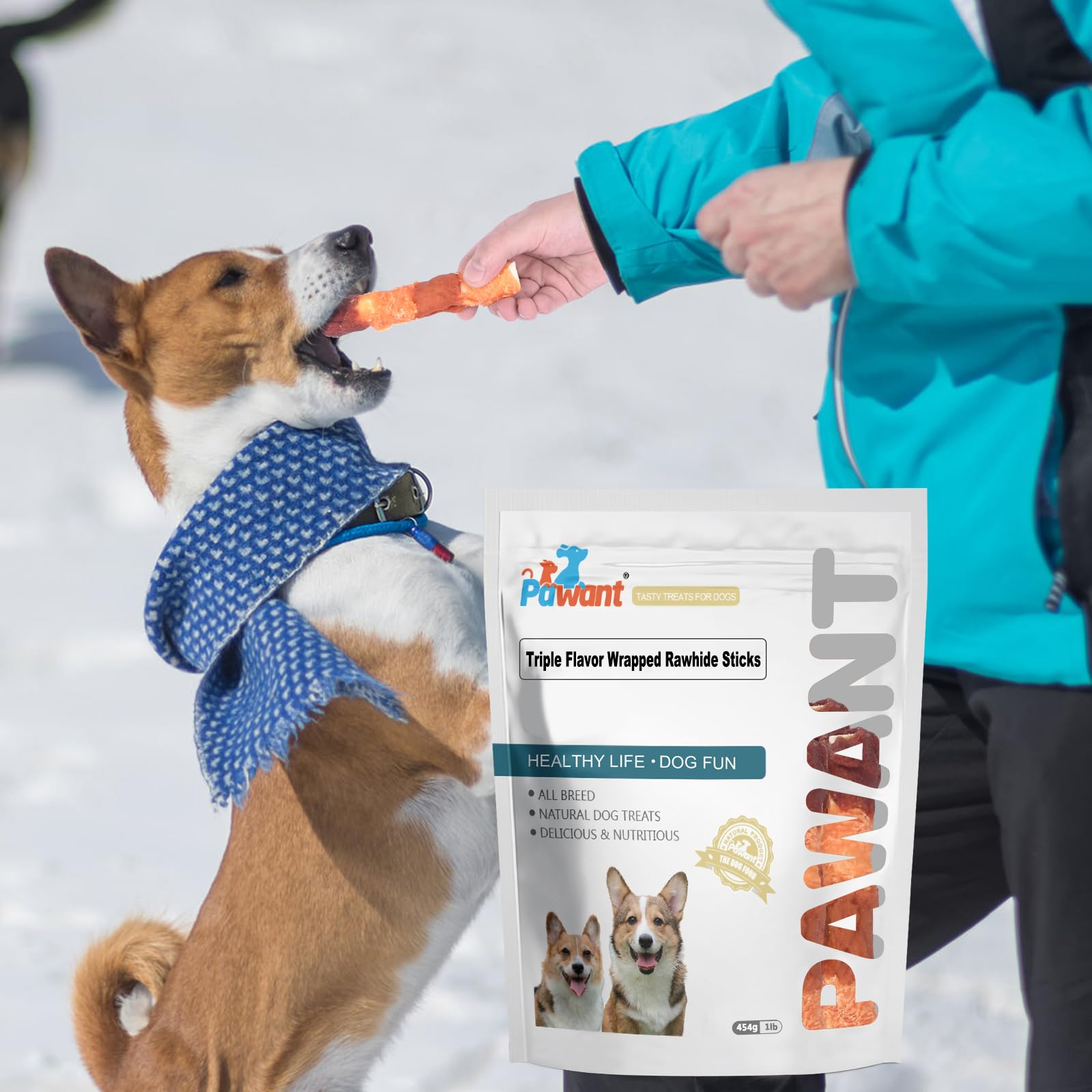 Pawant tamaño 5 pulgadas, ideal para perros medianos y grandes