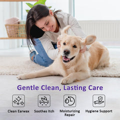 PawBubble hidratación orejas, ayuda a mantener la piel saludable.