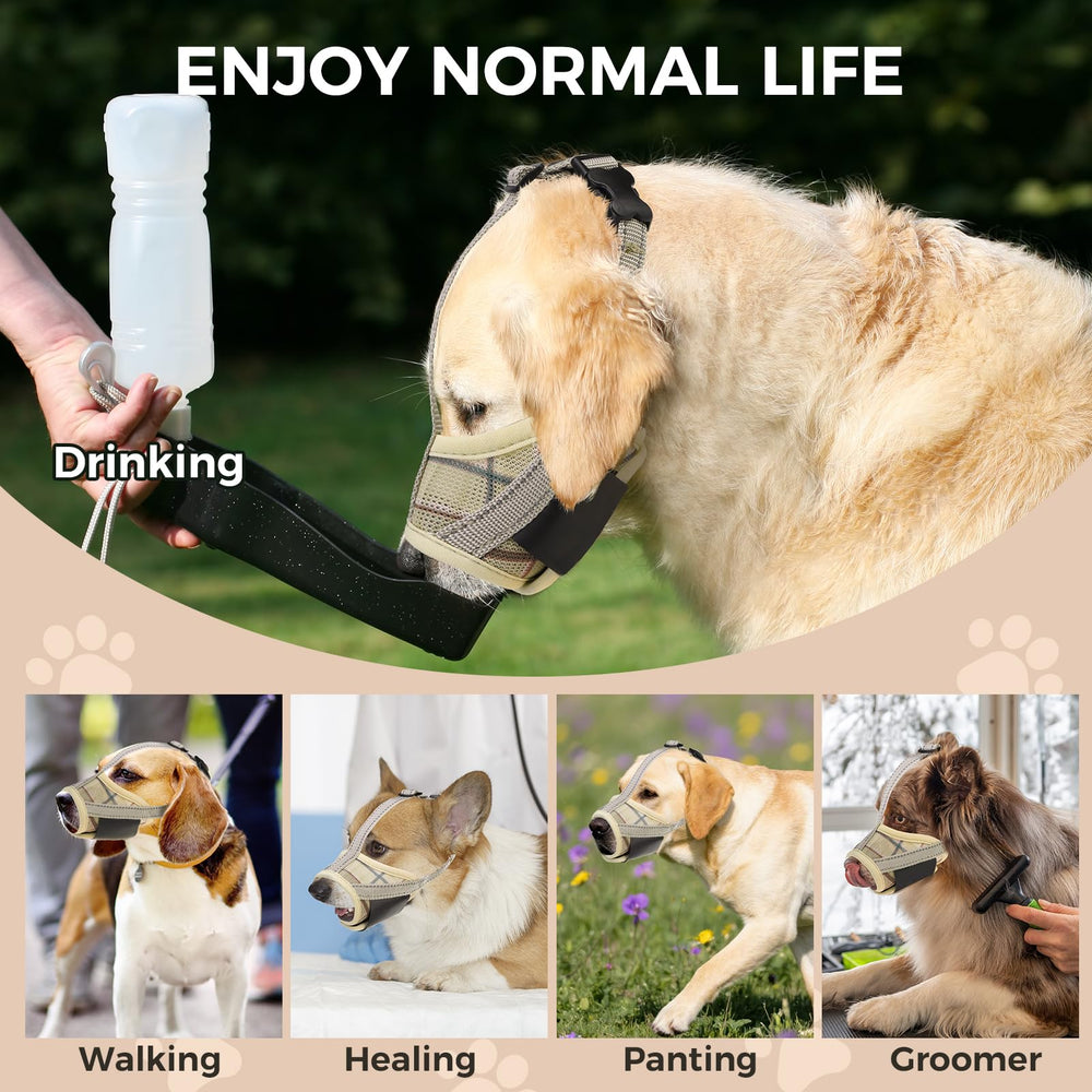 PAWCHIE bozal para perro diseño-amigable: enfoque social sin estrés