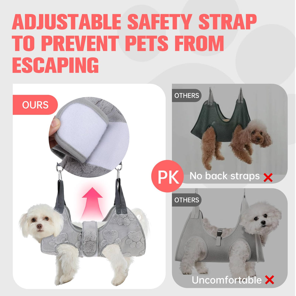 PAWCHIE hamaca con conjunto de herramientas, práctico para uñas y grooming.